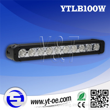 10PCS*10W High Intensity CREE LED Offroad Light Bar with Diecast Aluminum Housing